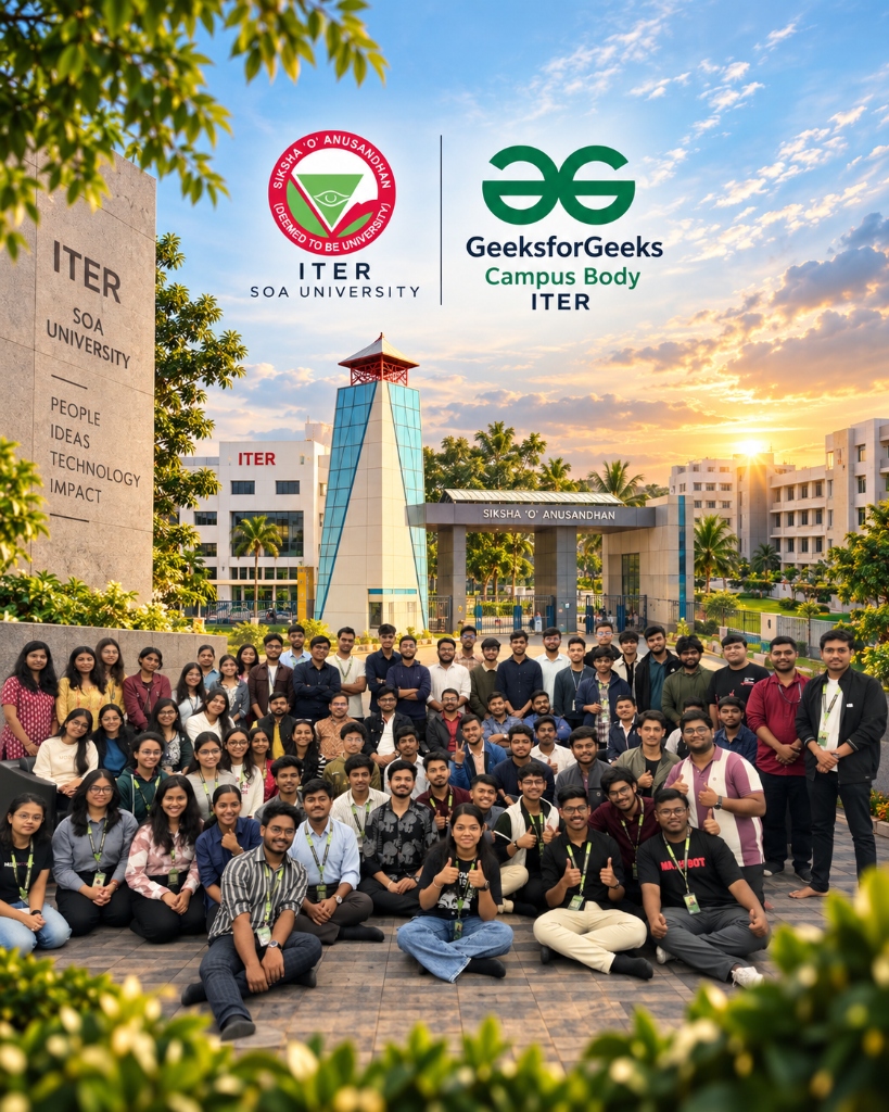 GFG Campus Body ITER Community Cohort at SOA University